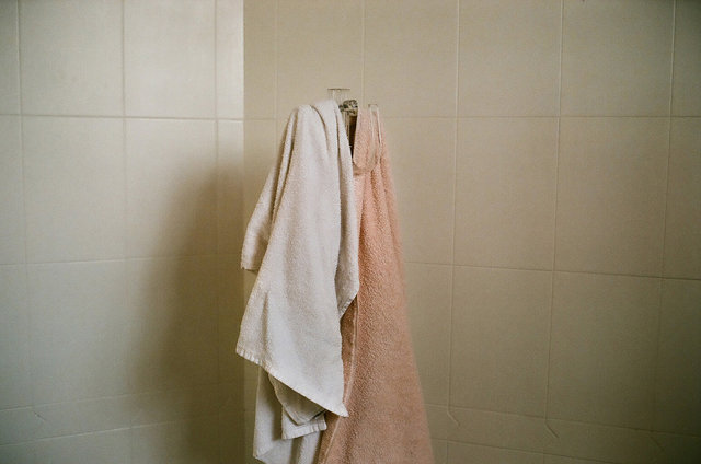 serviettes de bain, pâles, Mexico City