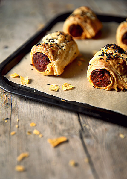 Apple and Chorizo Sausage Rolls