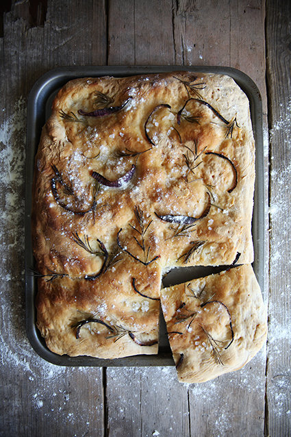 Rosemary and Red Onion Focaccia