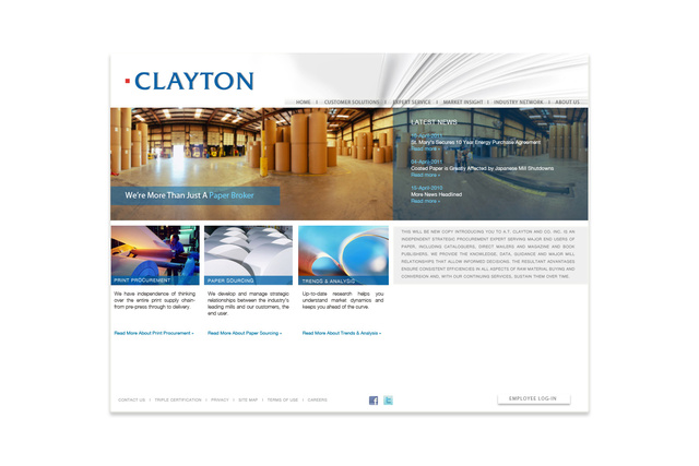 Clayton Paper Broker