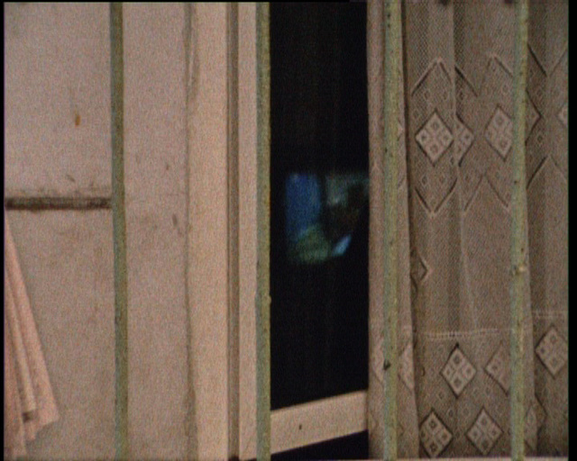 Passer-by: Between Azure, Bisque and Teal, super 8mm film transferred to 16mm film, 20 minutes film projection on loop, colour, optical sound, 2008