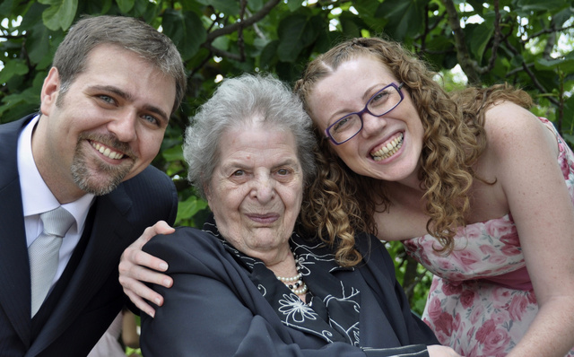 Flavio, la Nonna, Rita - juillet 2010