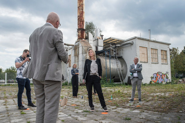 Werkbezoek minister Kajsa Ollongren aan nieuwbouwproject Breda, 2020