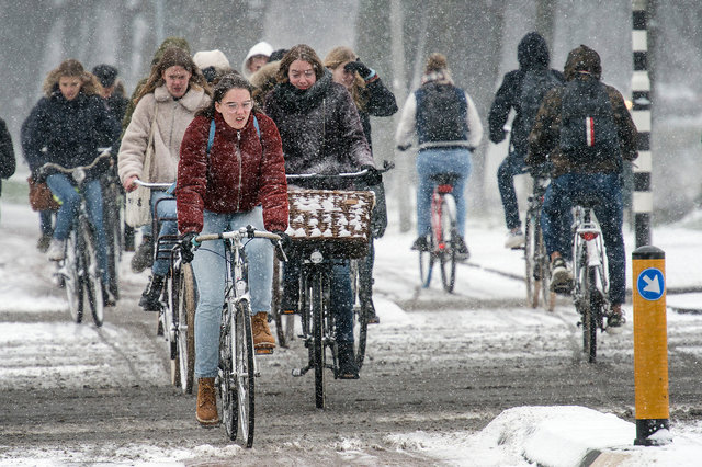 Scholier trotseren de weergoden, Breda, 2019