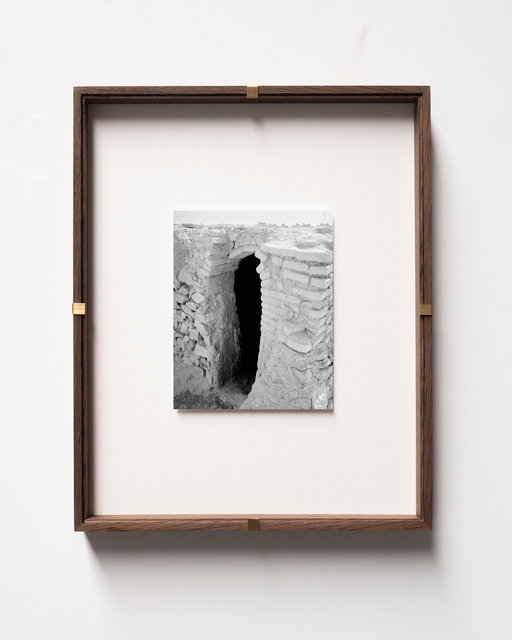 Ruin Entry, 2019, Archival Pigment Print, 15 x 12 cm in 33 x 27 cm frame with brass clips