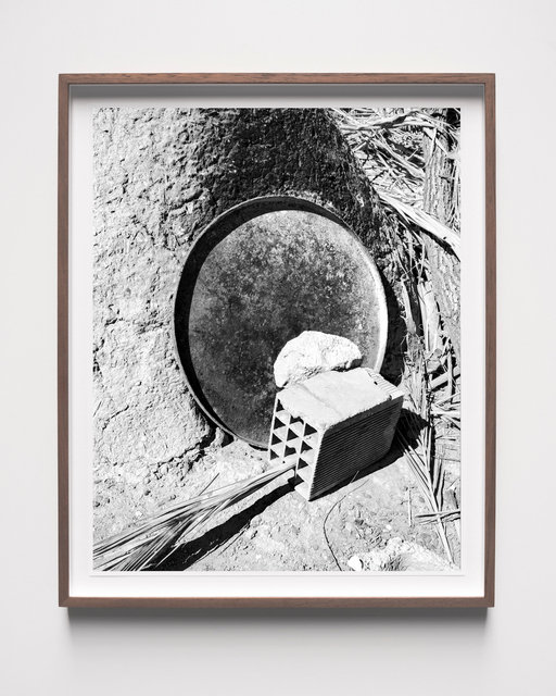 Steel Circle and Brick, 2023, Archival Pigment Print in Artist Frame, 50 x 41 x 3 cm