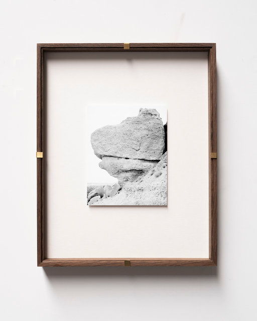 Canyon Rock, 2019, Archival Pigment Print, 15 x 12 cm in 33 x 27 cm frame with brass clips