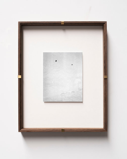 Wall 01, 2019, Archival Pigment Print, 15 x 12 cm in 33 x 27 cm frame with brass clips