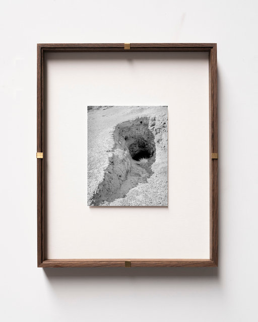 Hole 02, 2019, Archival Pigment Print, 15 x 12 cm in 33 x 27 cm frame with brass clips