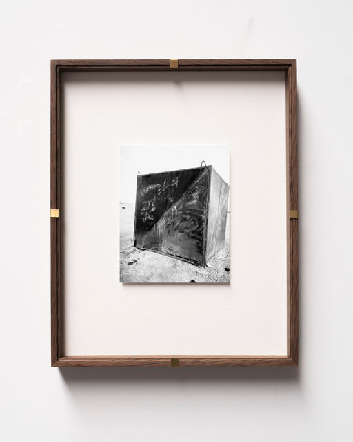 Black Square, 2019, Archival Pigment Print, 15 x 12 cm in 33 x 27 cm frame with brass clips
