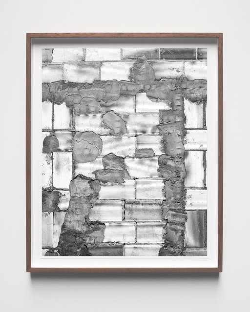 Brick Wall, 2023, Archival Pigment Print in Artist Frame, 50 x 41 x 3 cm