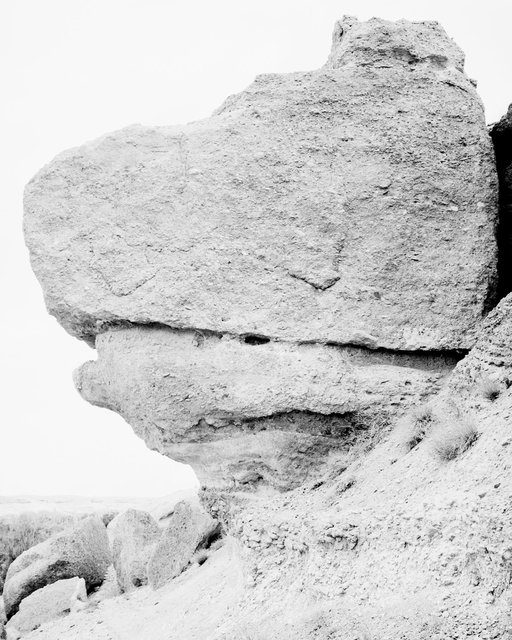 Canyon Rock, 2019, Archival Pigment Print, 15 x 12 cm in 33 x 27 cm frame with brass clips