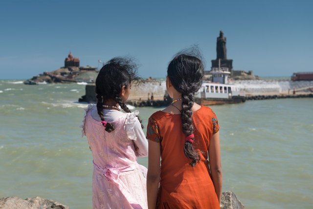Cape Comorin, Tamil Nadu, India.