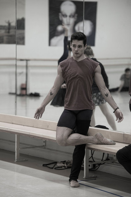 Rehearsl "Swan Lake" Pär Isberg Royal Swedish Ballet