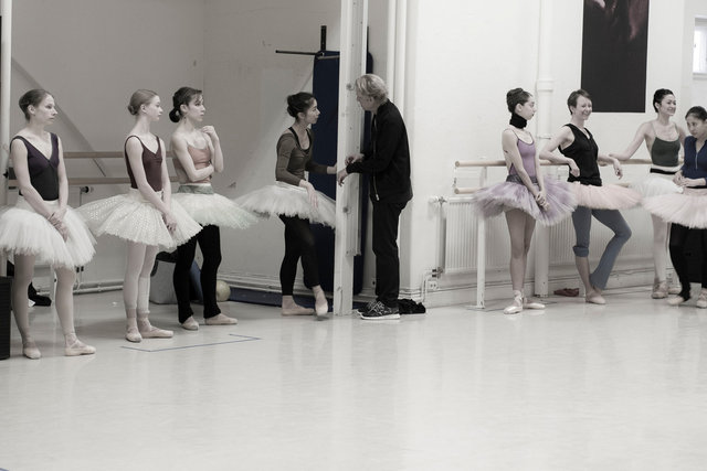 Rehearsl "Swan Lake" Pär Isberg Royal Swedish Ballet