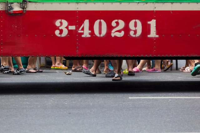 Bus stop. Bangkok