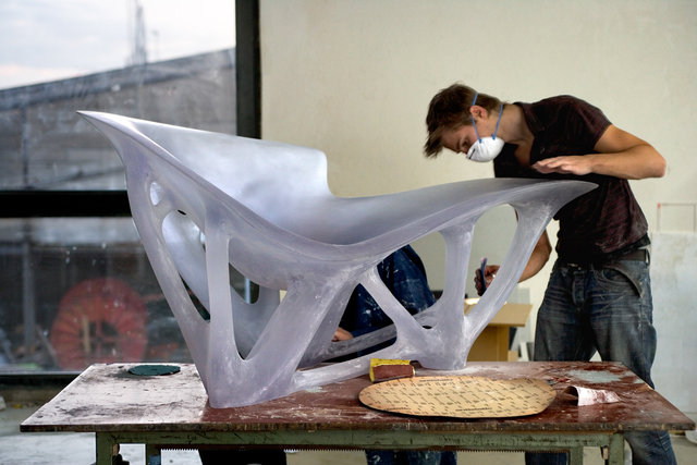 Bone chair prototype, Joris Laarman