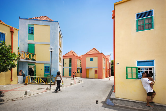 Willemstad, Curacao for book: 25 years stichting Forum voor Stedelijke Vernieuwing