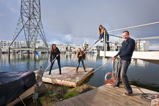 Family Happé for book: Drijvend Wonen op IJburg