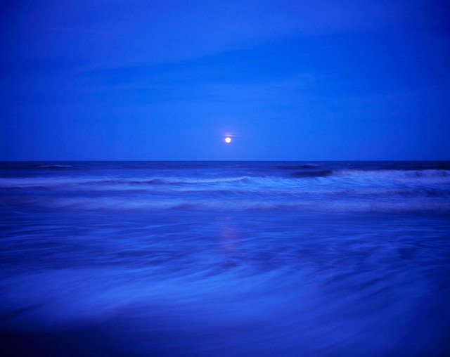 Water and Tides: Full Moon, South Cut Beach, 2017