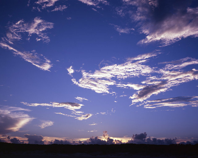 Sky above Dungeness Beach