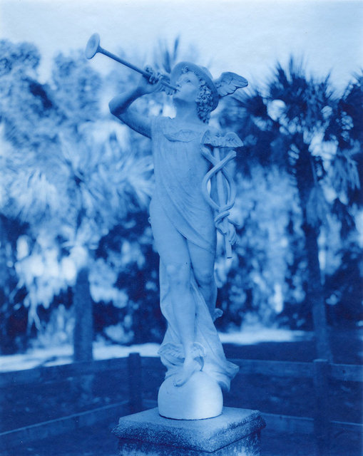 Artifacts: Mercury Statue on the Grounds of Dungeness, 2019