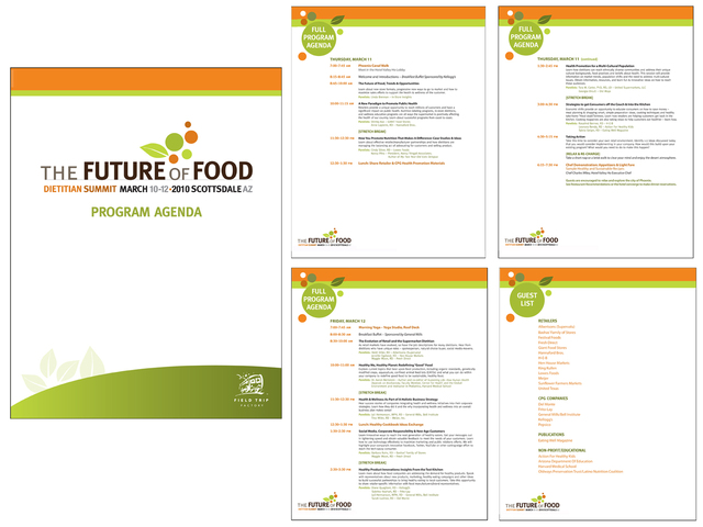 The Future of Food Dietician Summit Program Agenda