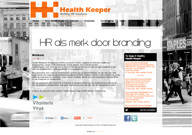 Template design for Health Keeper