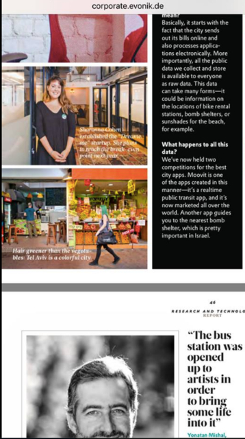 German magazine about Start Up Nation