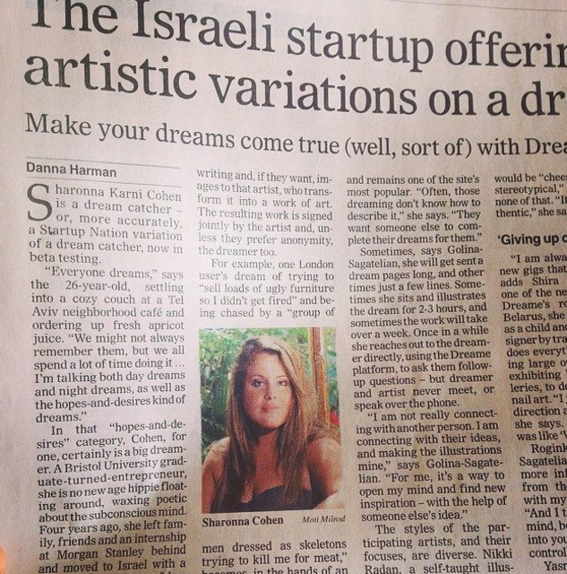 Haaretz Article