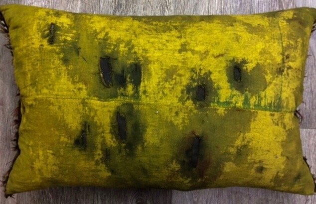 Cushion dyeing and breakdown for a Netflix Production