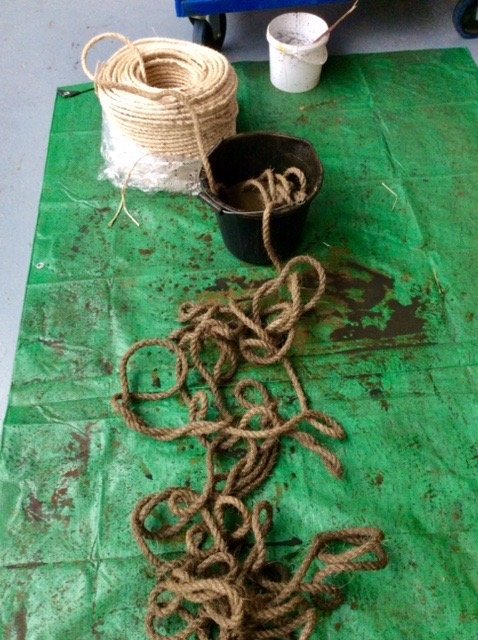 Rope breakdown for a Netflix Production