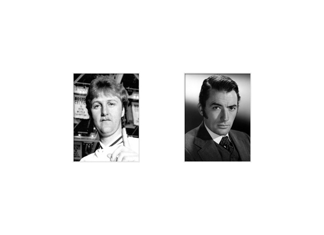 Larry BIRD / Gregory PECK