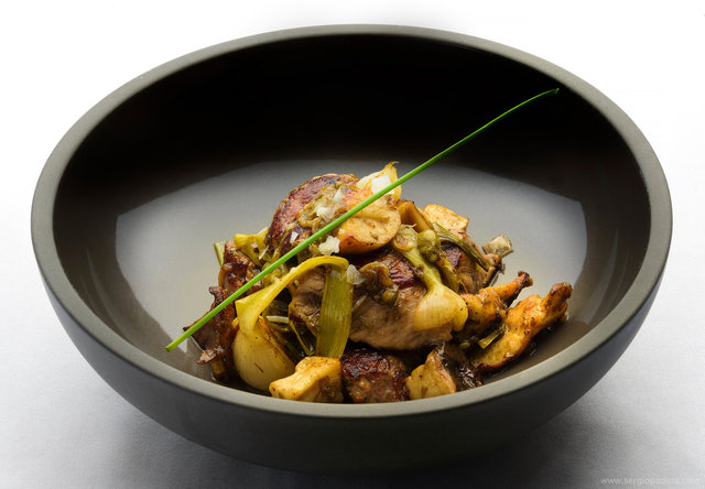 Salteado de Ternera, Restaurante Los Nublos