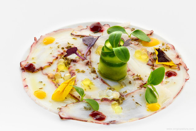 Octopuss carpaccio