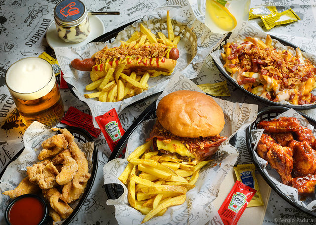  Menu Butchers Burgers, Pamplona