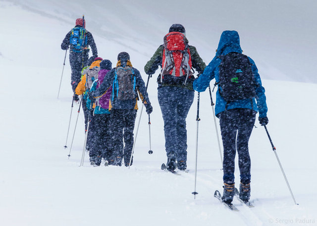 Backcountry skiing