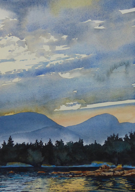 Storm coming, Wallace Island SOLD