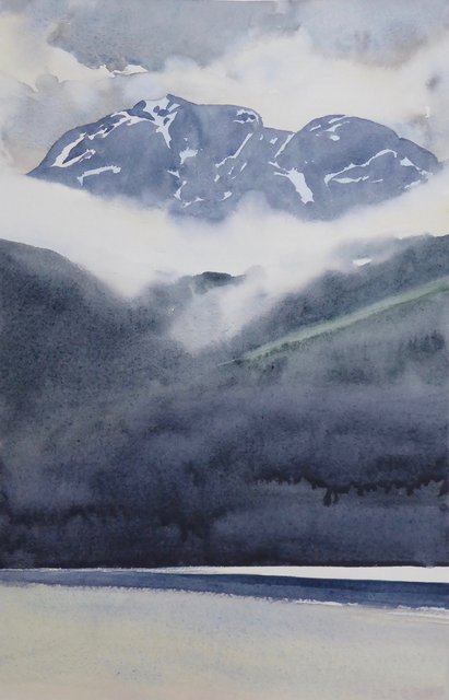 Golden Ears Mtn. from Pitt Lake (SOLD)