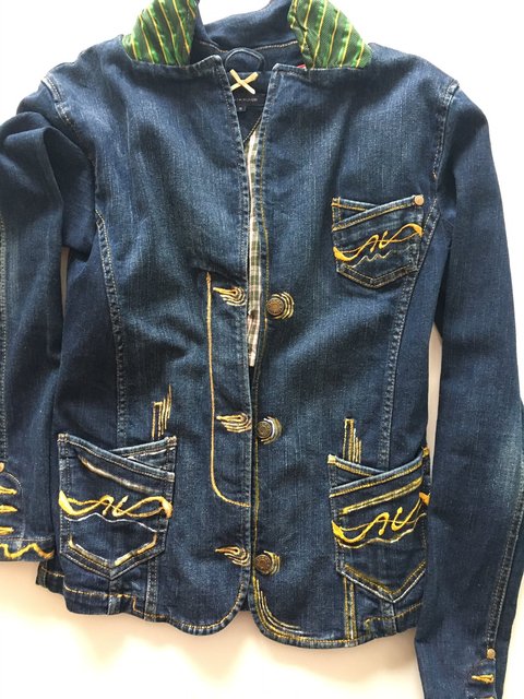 Jeans Jacket - Butterfly - Front Side