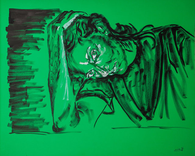 Self Portrait, Green