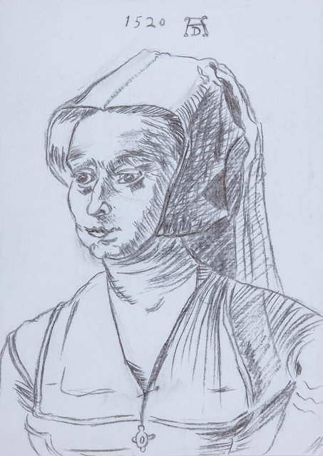 Study After Durer - Woman's Portrait