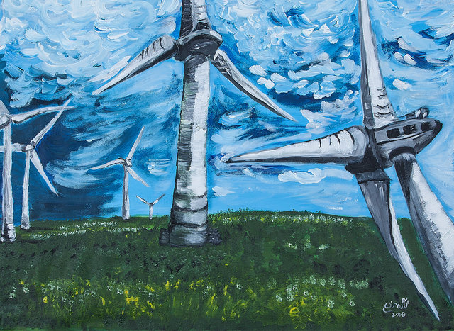 Windmills in Dobrogea