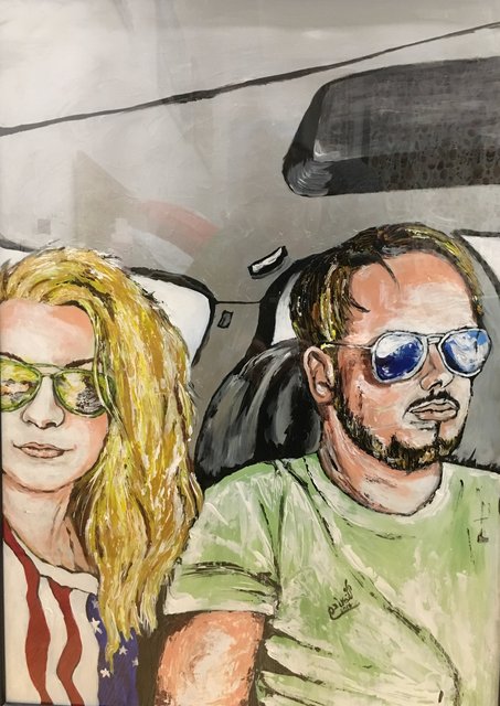 Couple Driving