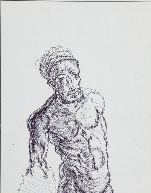 Durer's Naked Self Portrait (Left Hand Made)