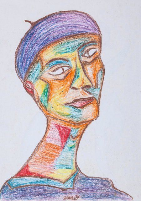 Cubist Style Head of a Woman