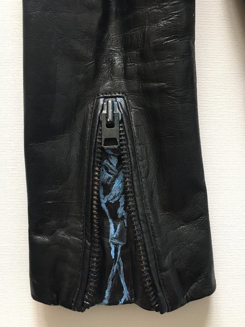 Leather Fashion Jacket - Left Sleeve Detail
