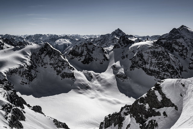 Blick über den Wendengletscher.
