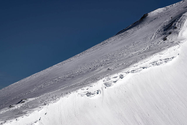 Aufstieg auf den Titlis.