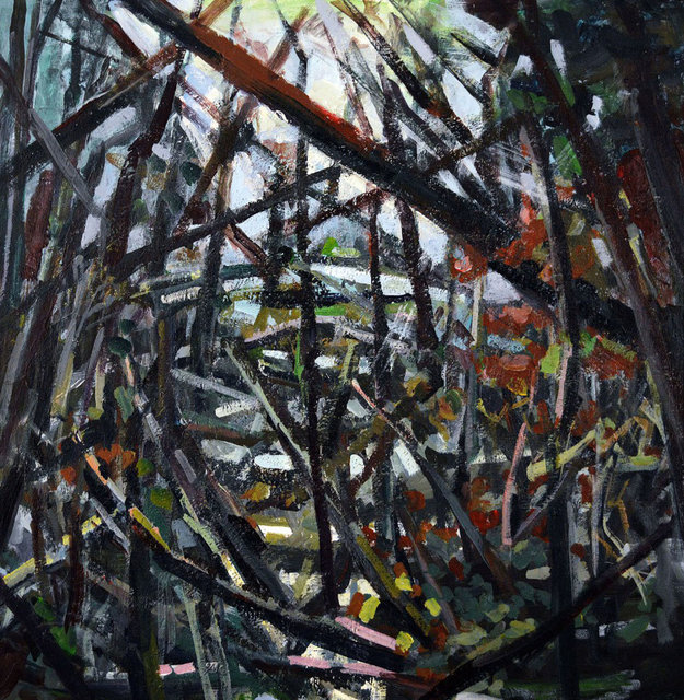 Wonder Thicket, acrylic on paper mounted on board, 24″x24″.jpg